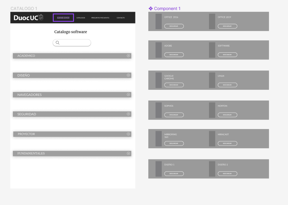 Catálogo de Software